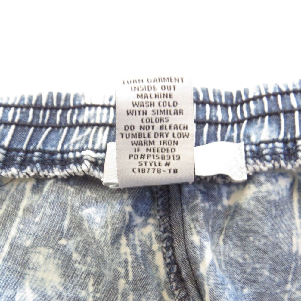 Crave Fame Acid Wash 90's inspired Joggers 100% Cotton  Blue XL EUC - Picture 8 of 8